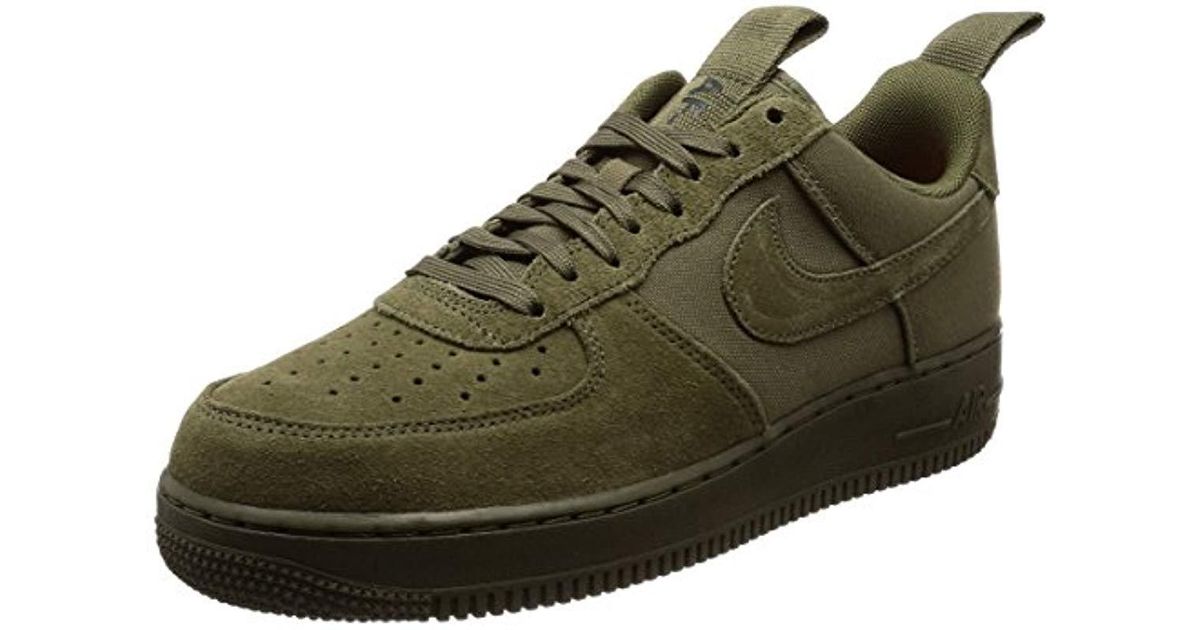 olive canvas air force 1