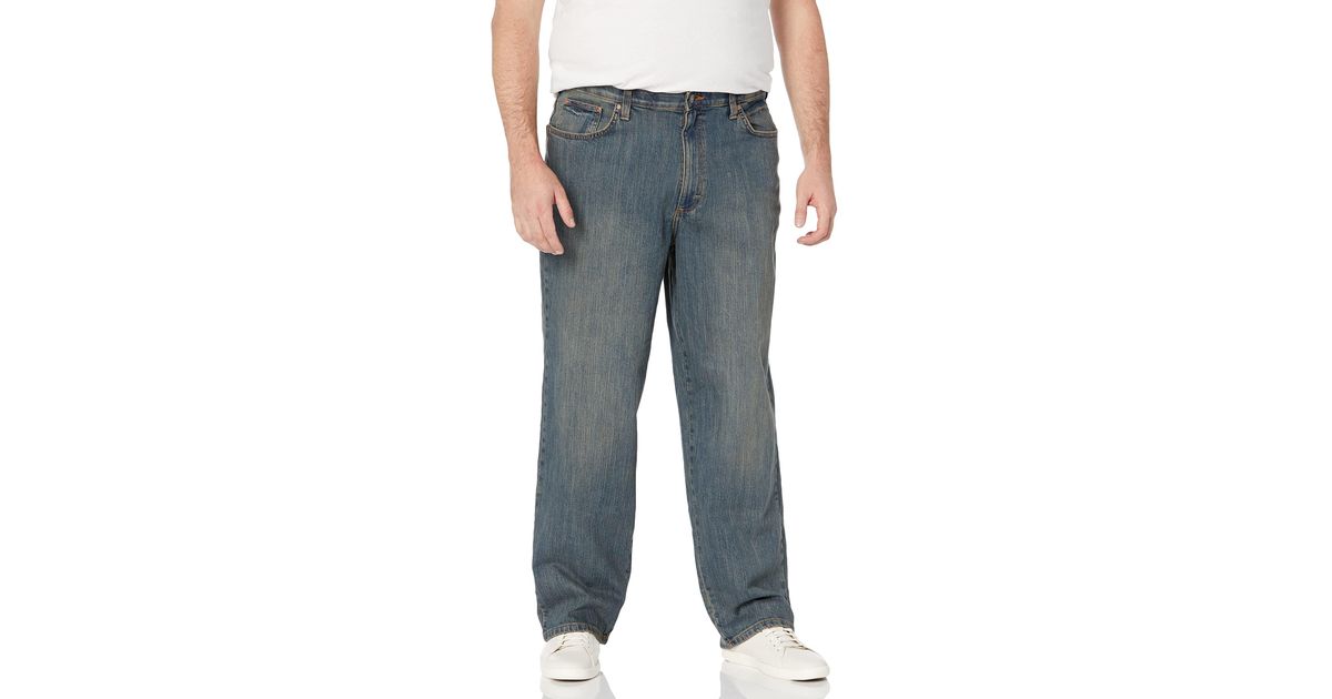 Custom Fit Loose Straight Leg Jean 