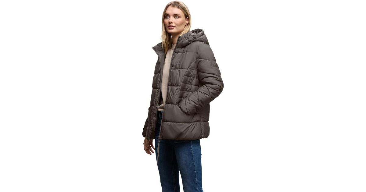 Street One Graue Kurze Winterjacke Graue Street One Jacken Für