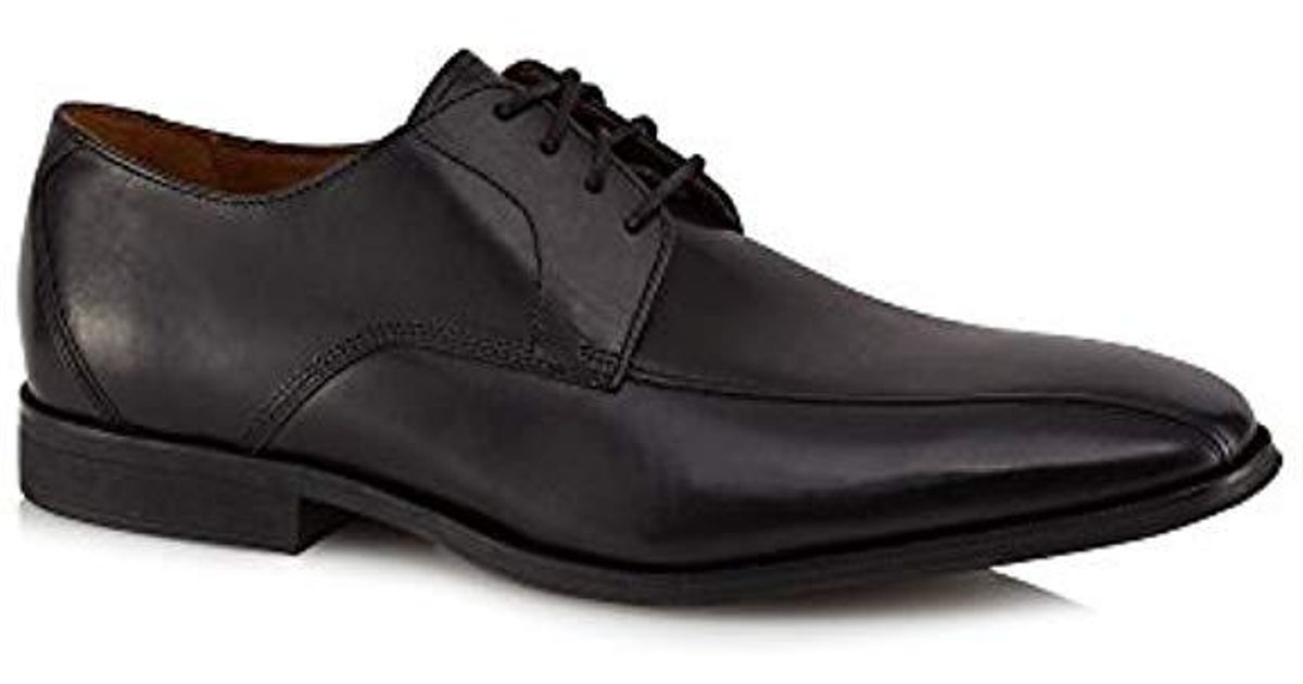 Clarks Men's Leather 'gilman Mode' Derby Shoes in Black (Black Leather ...