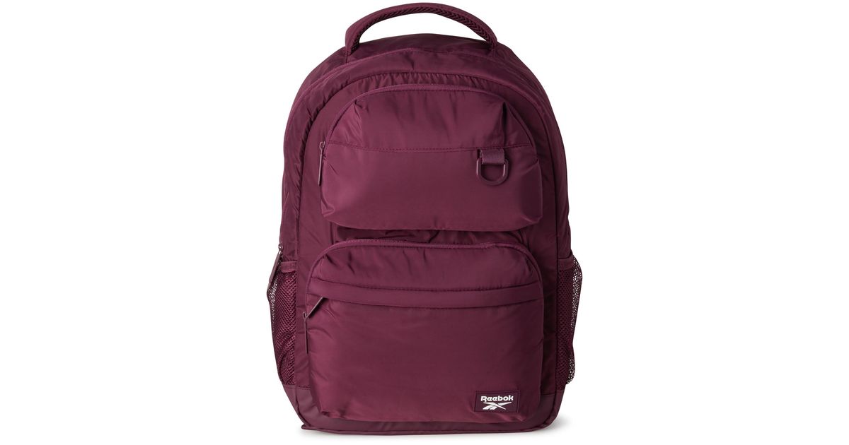 Reebok Lightweight Zipper Closure School Backpack & Spacious ...