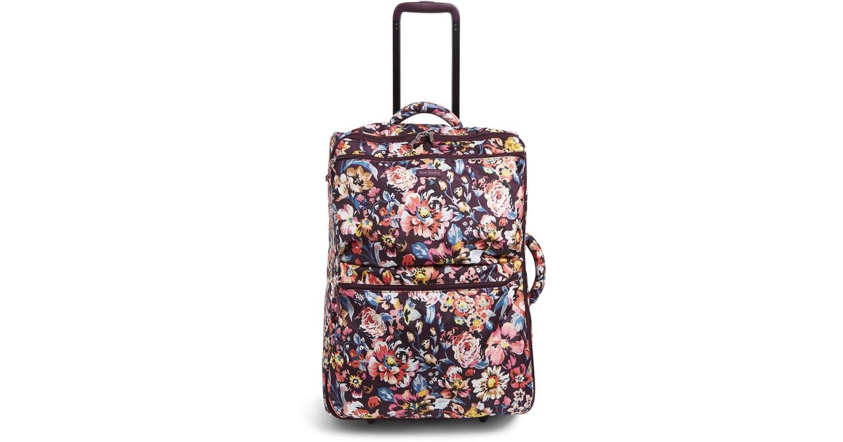 Vera Bradley Womens Softside Luggage S Lighten Up Large Foldable