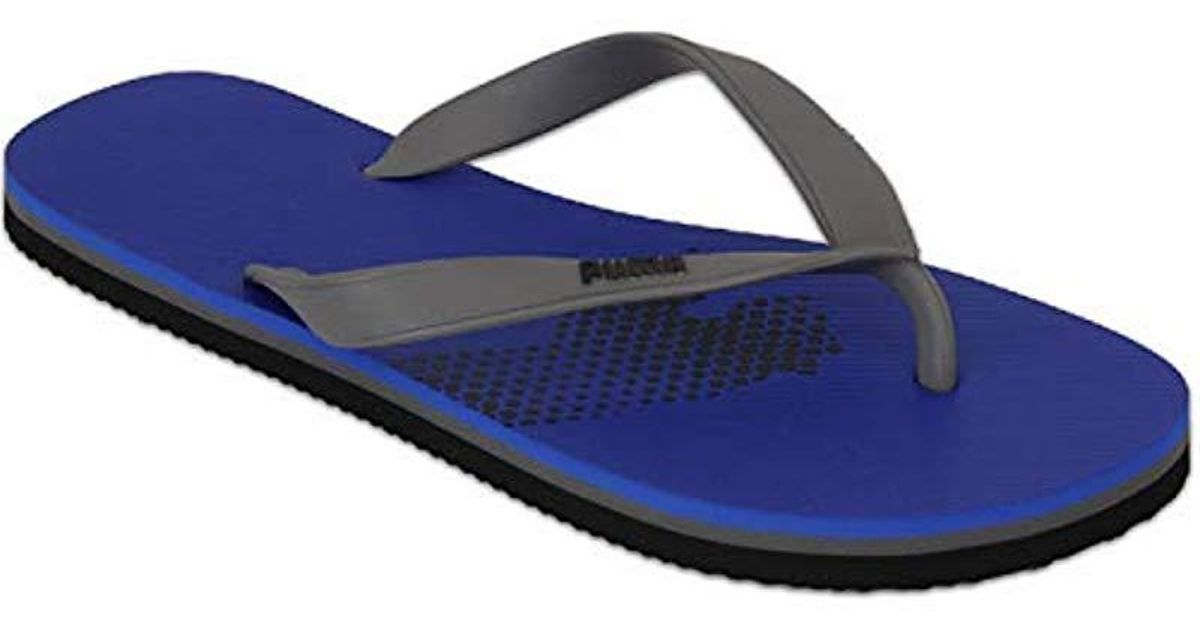puma grey slide flip flop