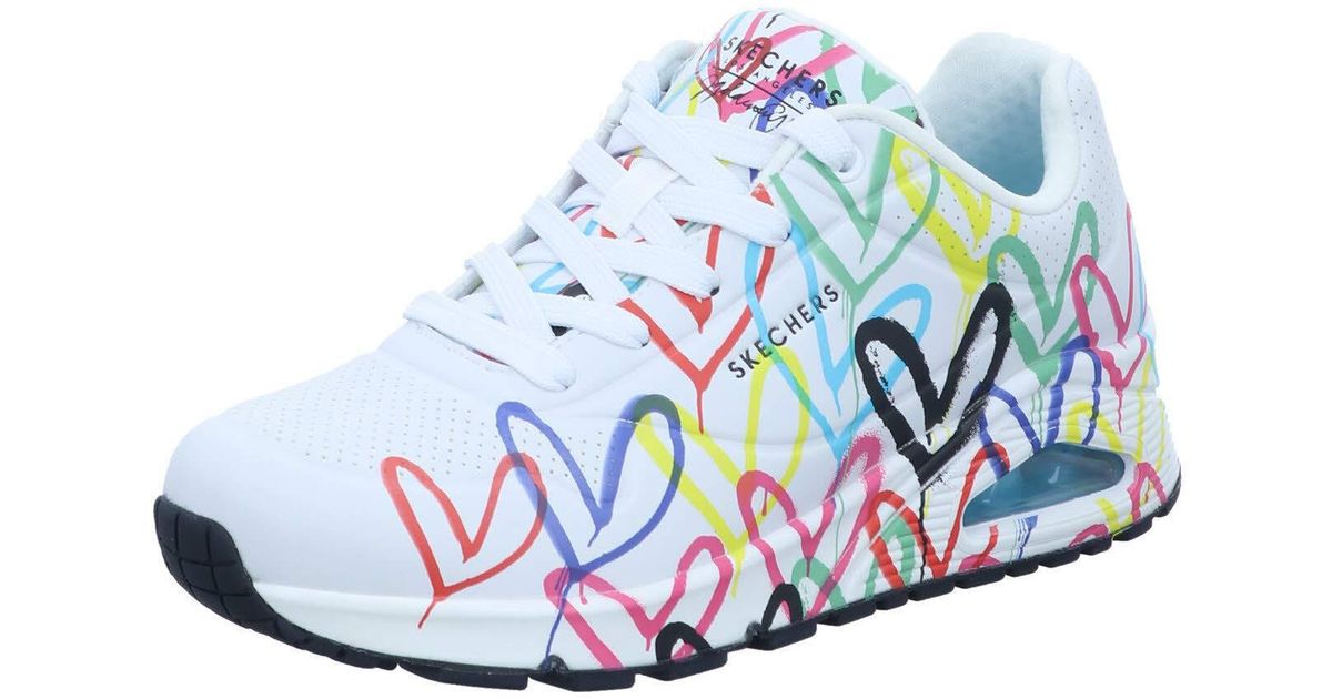 Skechers Uno Spread The Love Sneaker in White - Save 6% - Lyst