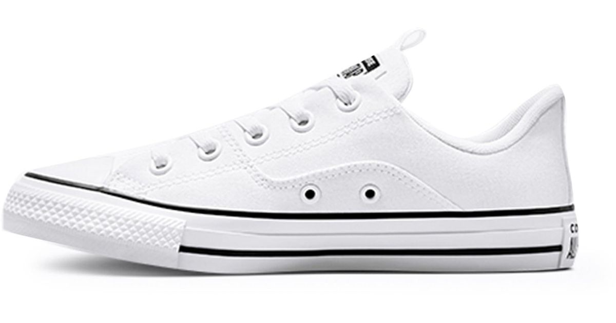 Converse Chuck Taylor All Star Rave Ox Shoes in White | Lyst UK