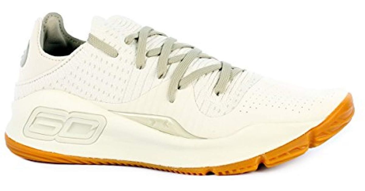 white curry 4 shoes