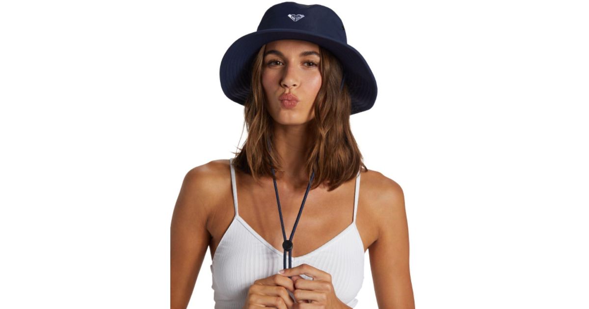 Roxy Pudding Party Safari Boonie Sun Hat in Blue | Lyst