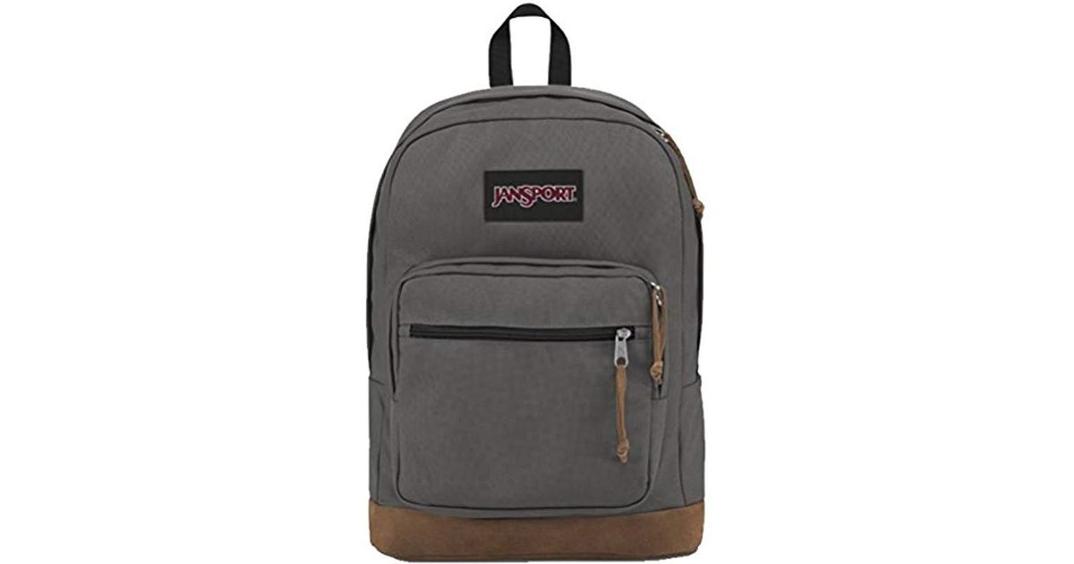 dark gray jansport backpack