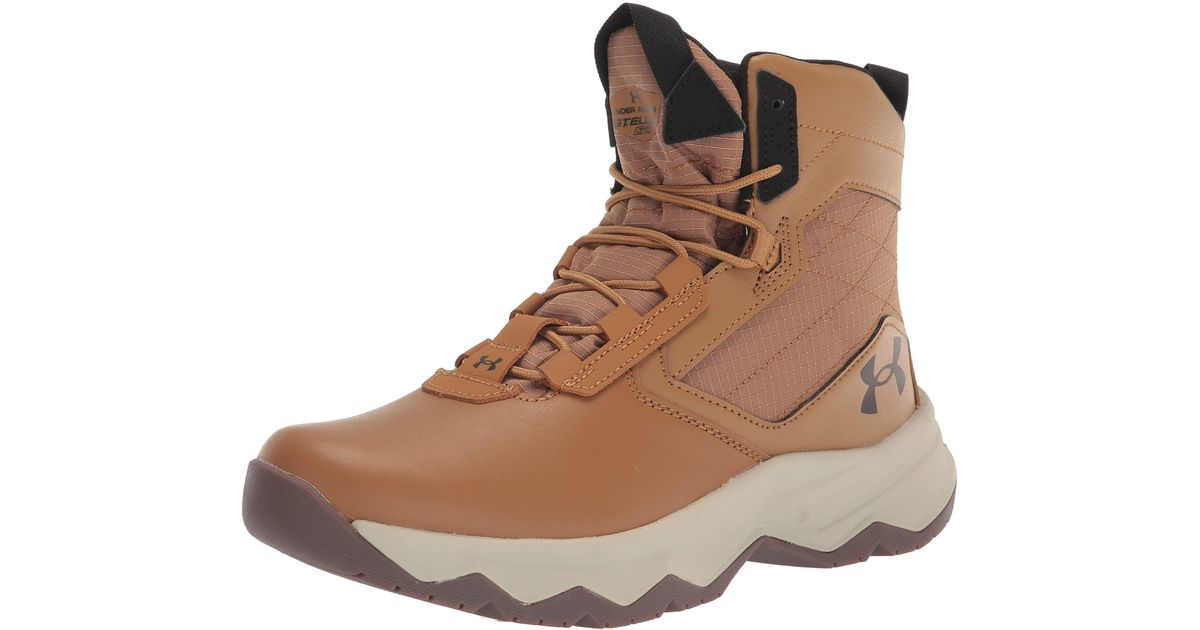 Under Armour Leather Stellar G2 6" Lace Up Military And Tactical Boot
