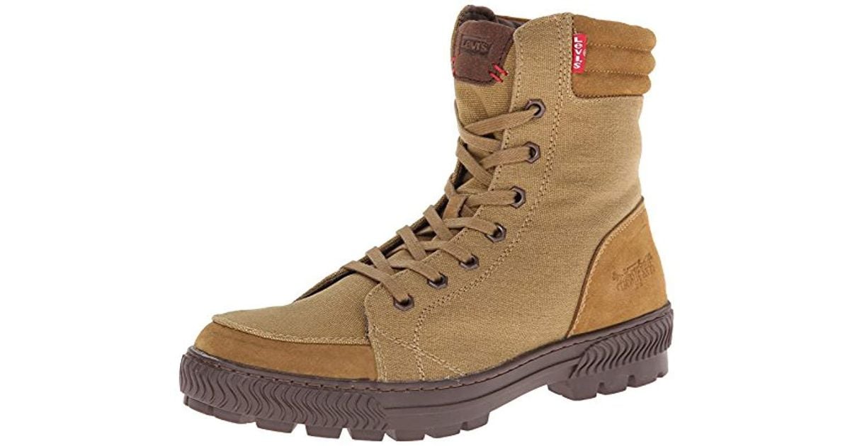 levis canvas boots