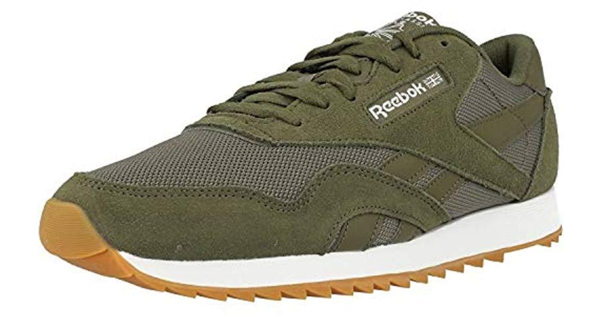 army green reebok shoes