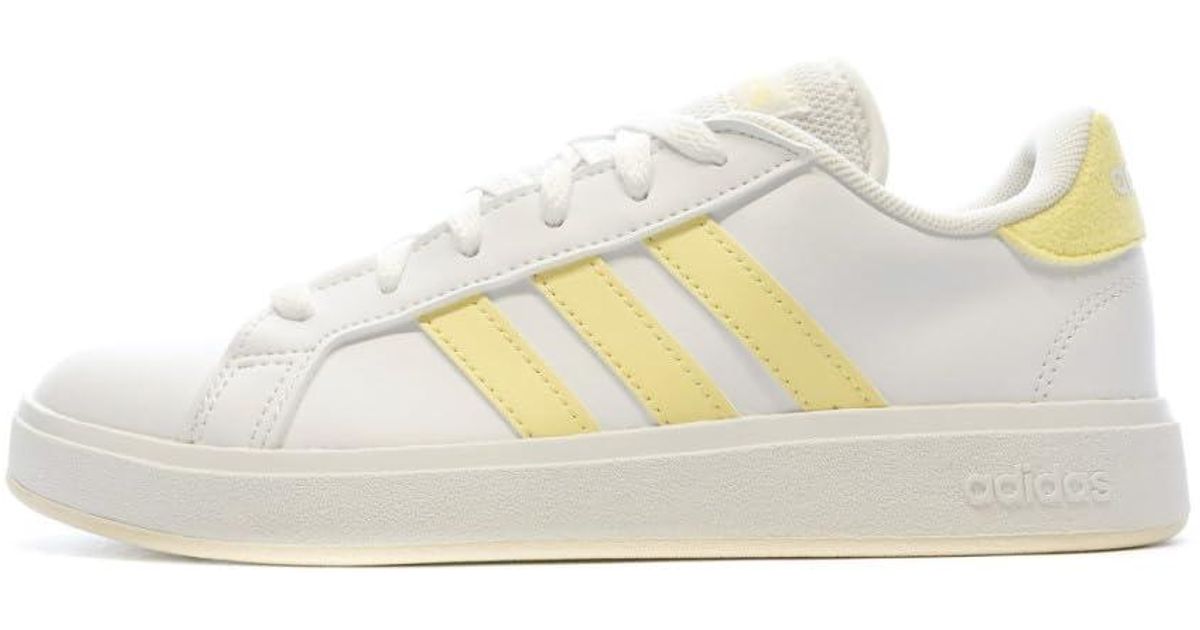 adidas Grand Court Base 2.0 Witte Sneakers in het Wit Lyst NL