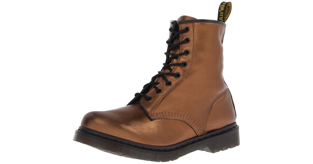 dr martens bronze metallic