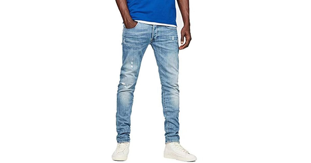 G-STAR JEANS 3301 OT Straight w38 l34 HYDRITE denim indigo aged Cotton Denim New