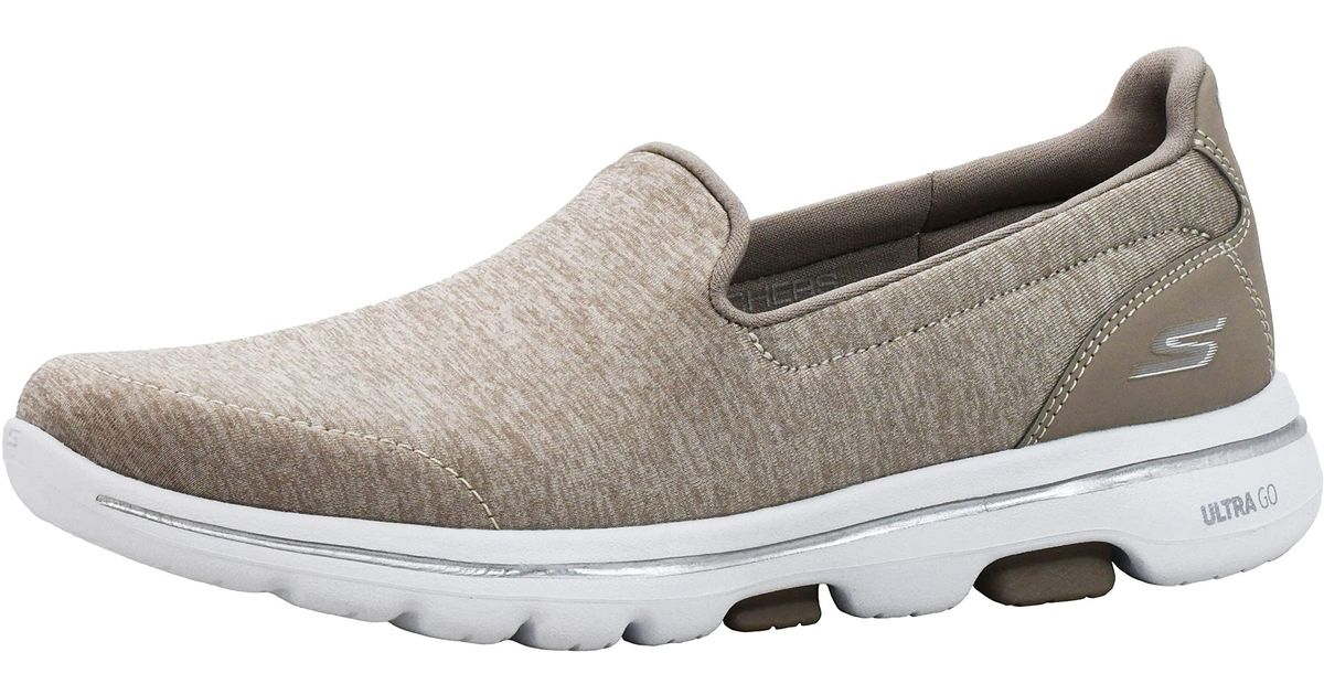 Skechers Go Walk 5-honor Sneaker in Taupe (Grey) | Lyst UK