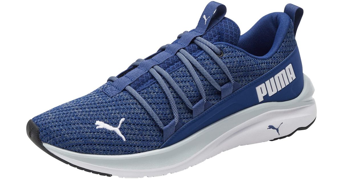 PUMA Softride One4all Knit Sneaker in Blue for Men | Lyst