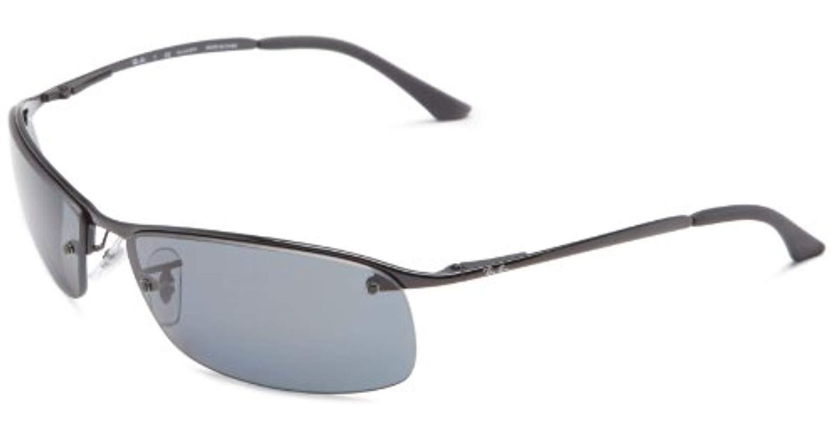 Ray Ban Top Bar Rb3183 Sunglasses In Black For Men Lyst