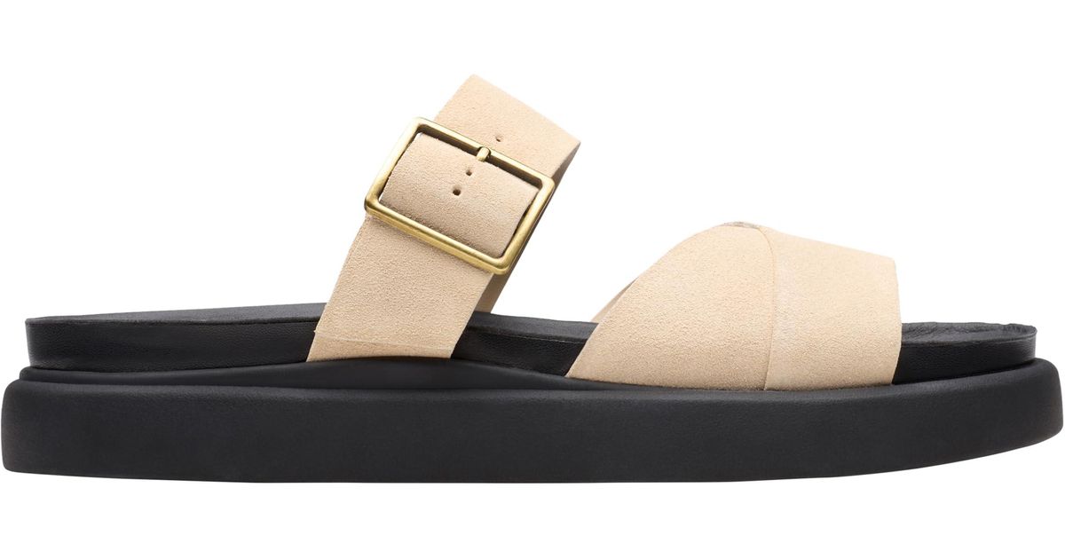 Clarks Aristella Mule Sandal in Black Lyst UK