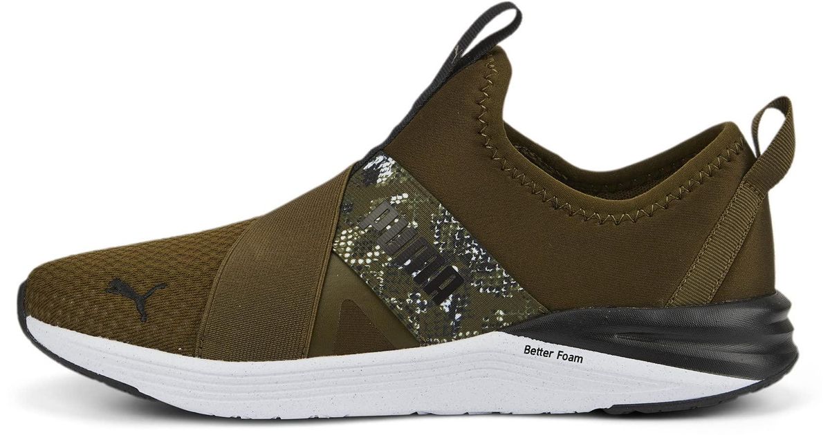 PUMA Better Foam Prowl Slip On Sneaker in Brown | Lyst