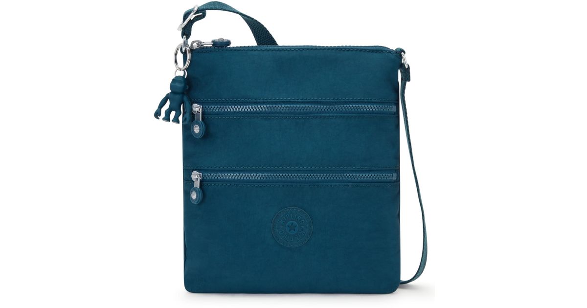 Kipling Keiko Cosmic Emerald Crossbody Bag in Blue | Lyst