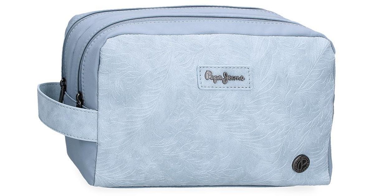 Zaino Jeans Zaino Jana Di Pepe Jeans Blu E Beige, Poliestere E