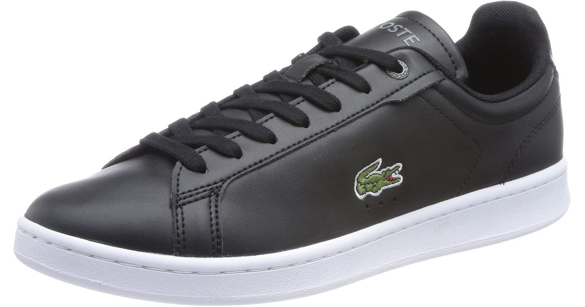 Lacoste 45sma0110 Cropped Trainers in Black for Men | Lyst UK