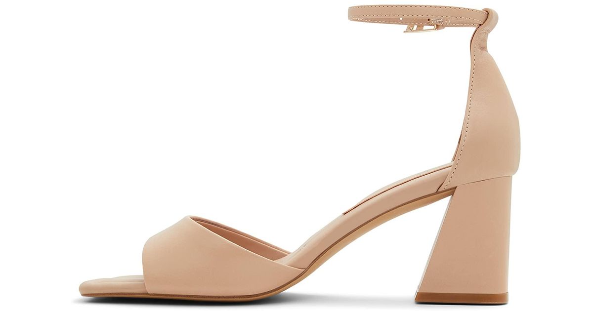 ALDO Safdie Heeled Sandal in Bone (Natural) | Lyst