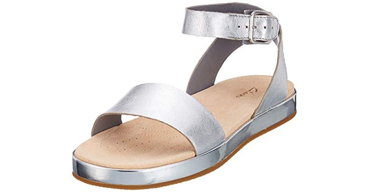 clarks botanic ivy silver