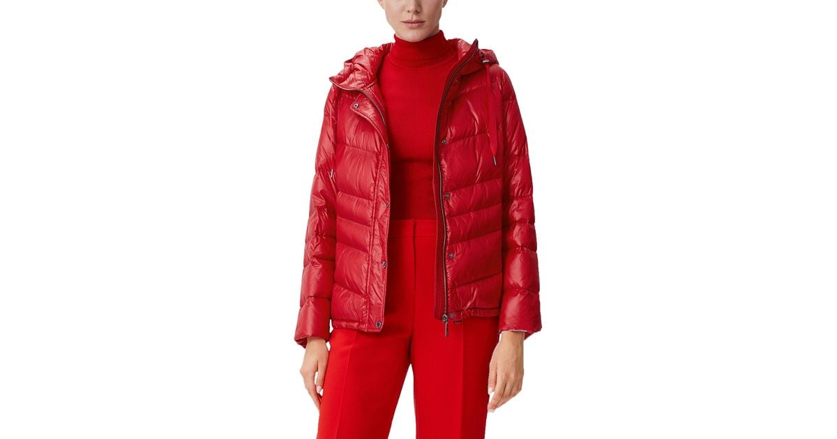 Zalando Winterjacke Damen Comma Amazon Comma Mantel Rot Damen