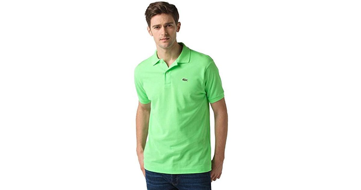 lime green lacoste t shirt