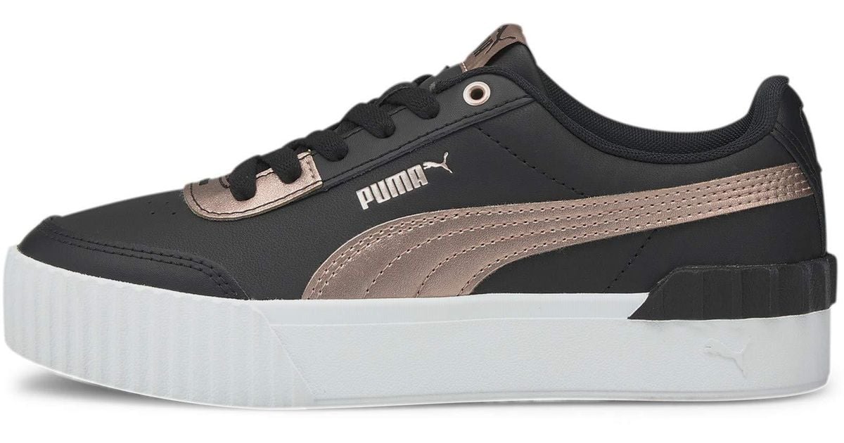 PUMA Femme CARINA LIFT METALLIC POP WNS -Chaussures Sport PUMA BLACK-PUMA  BLACK-ROSE GOLD