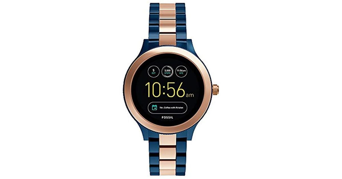 fossil q gen 3 rose gold