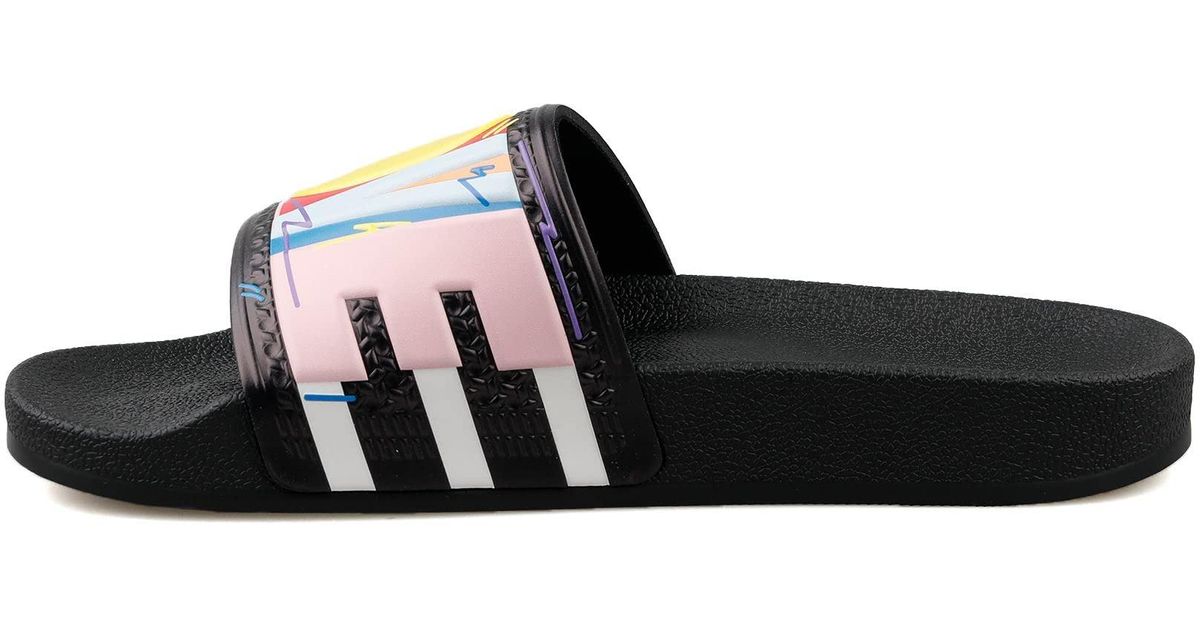 adilette homme noir