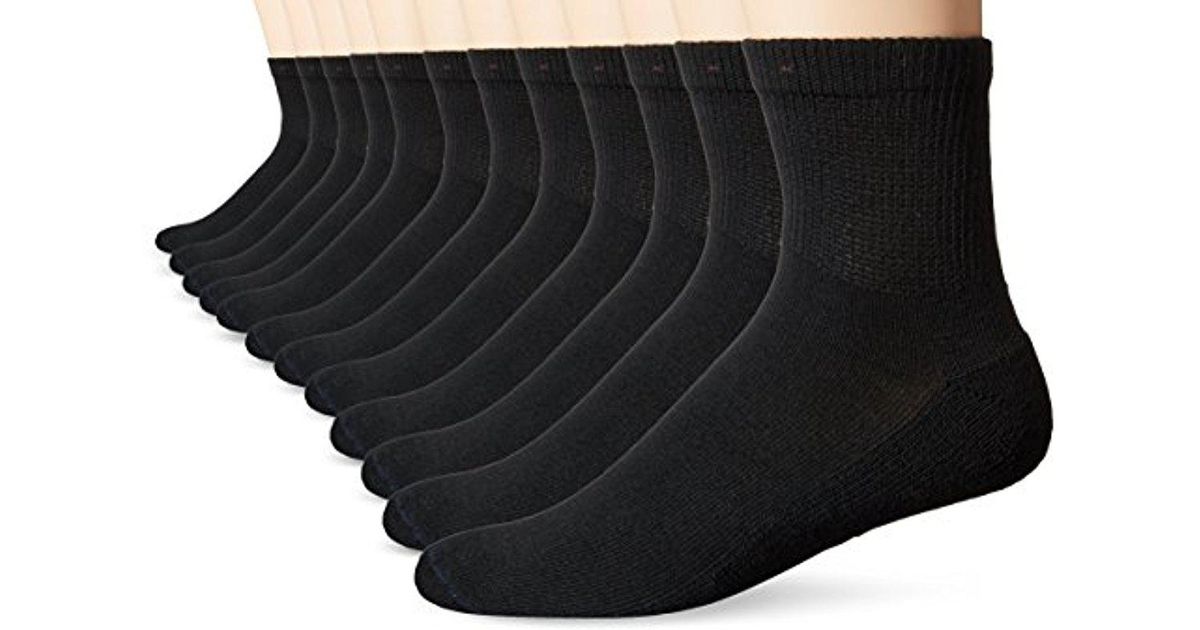 Dr. Scholls 12 Pack Non-binding Ankle Socks in Black for Men | Lyst