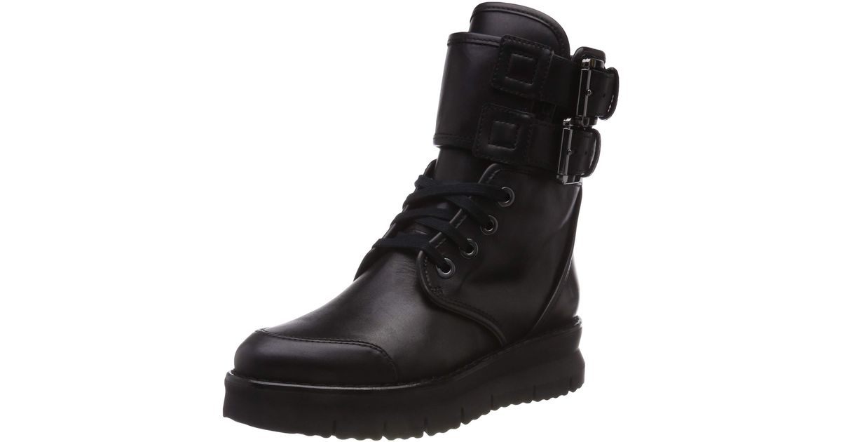 Geox D Porthya D Biker Boots in Brown 