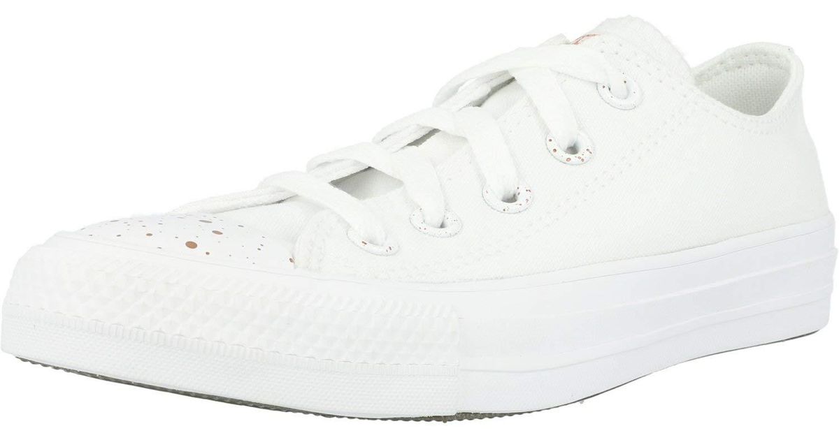 Converse Chuck Taylor All Star Ox Precious Metals White/rose Gold Canvas Uk  41⁄2 | Lyst UK