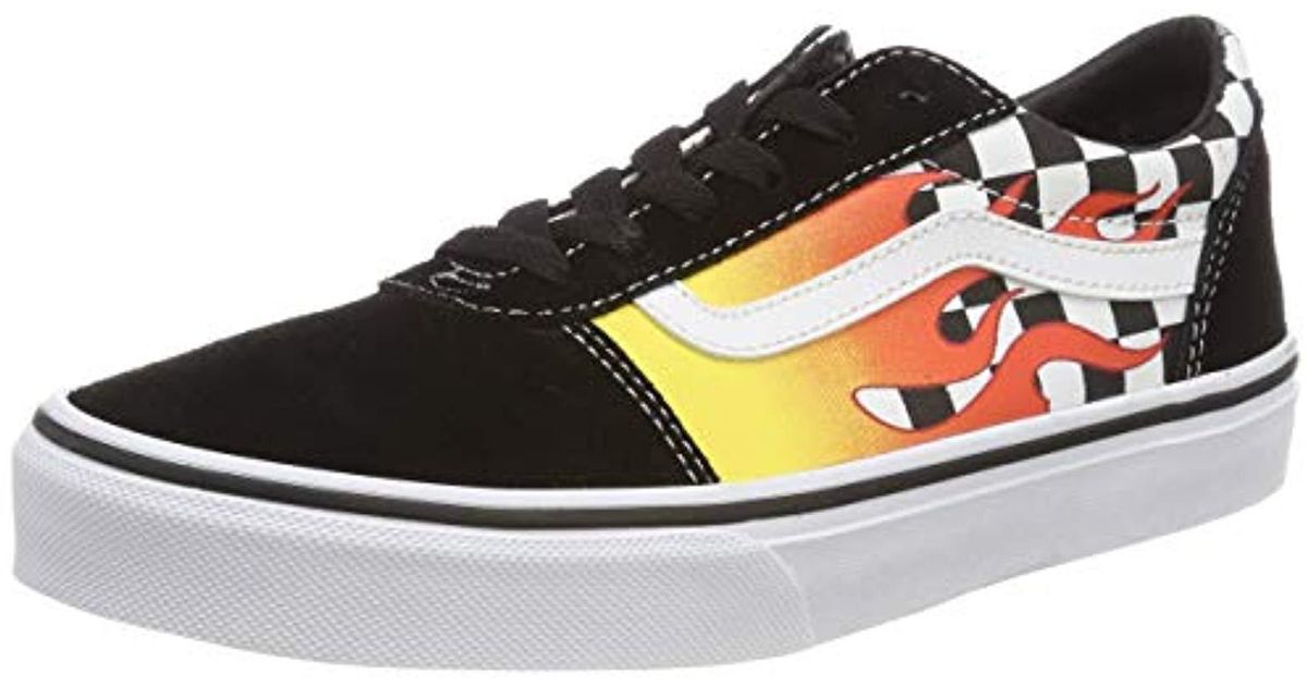 vans a carreaux multicolore