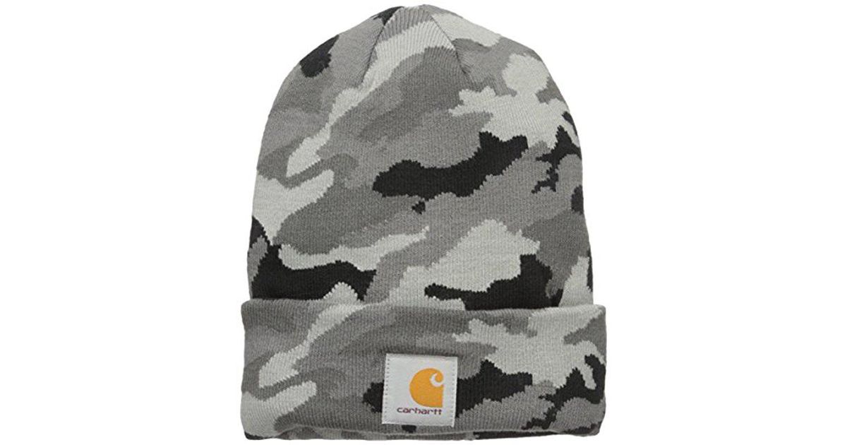 carhartt camo watch hat