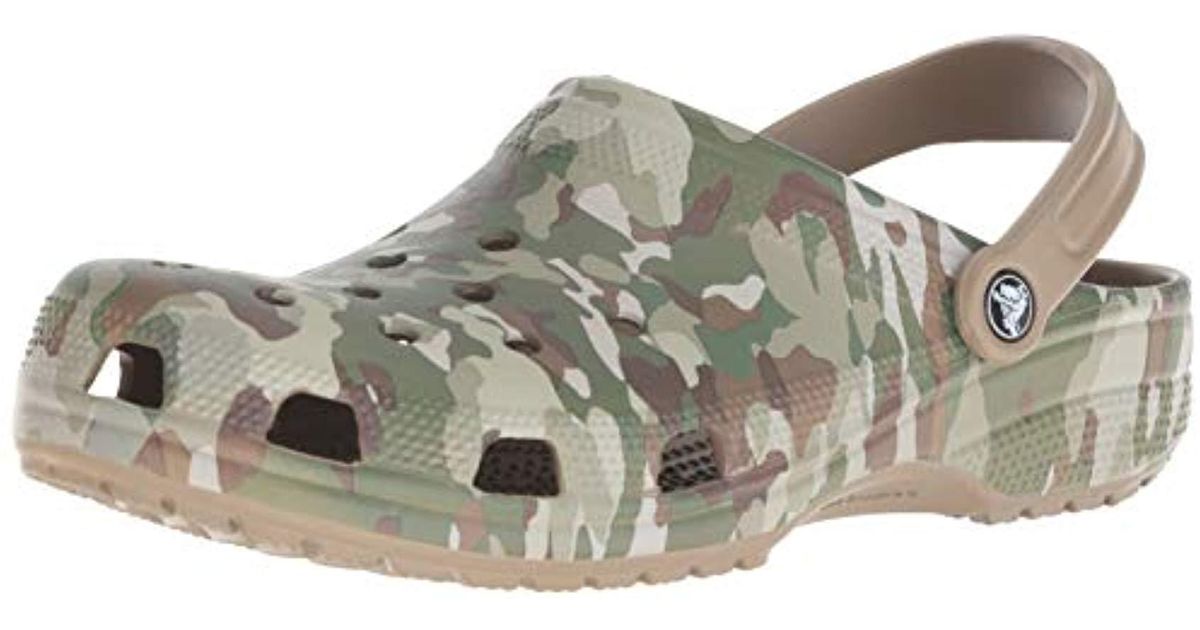 Crocs™ Classic Graphic Ii Clog (dark Camo Green/khaki) Clog Shoes | Lyst UK