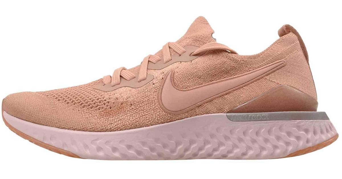 nike epic react flyknit rose gold