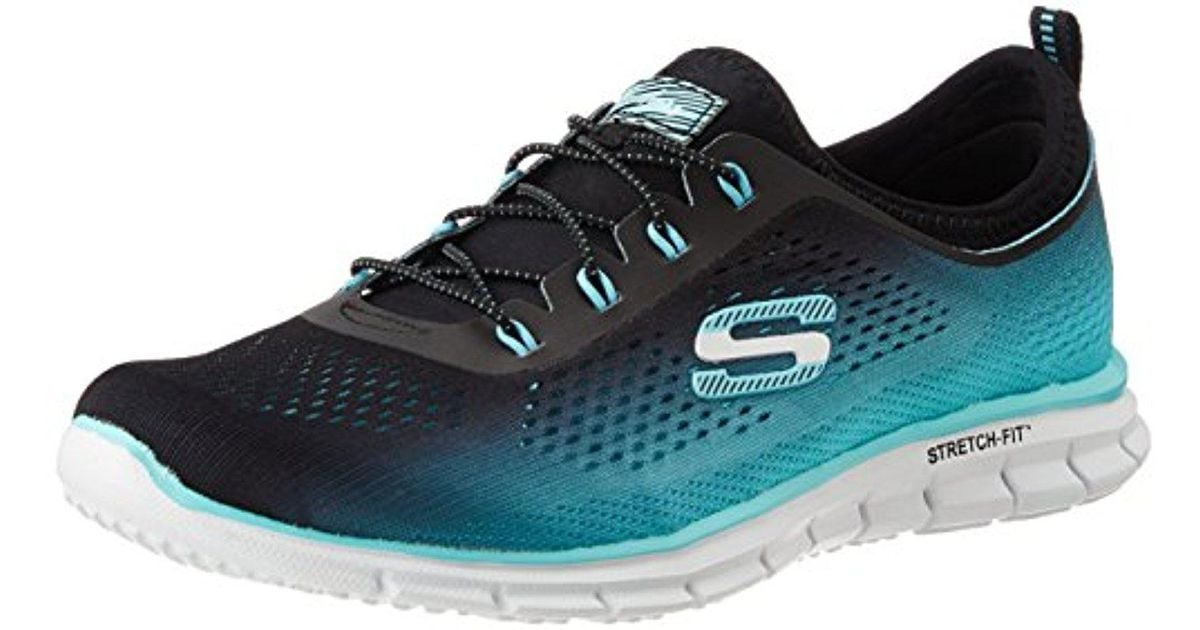 skechers sport women's glider stretch fit fearless deep space sneaker