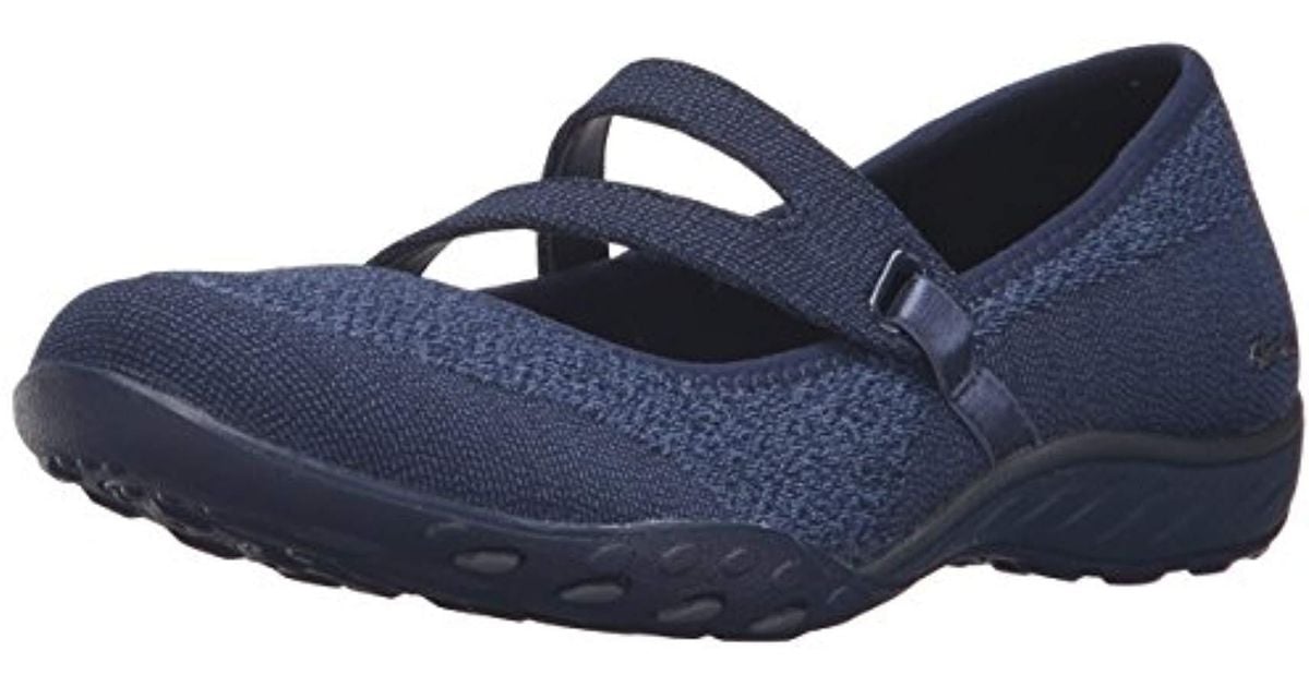 Skechers Breathe Easy-lucky Lady Mary Janes in Blue | Lyst UK