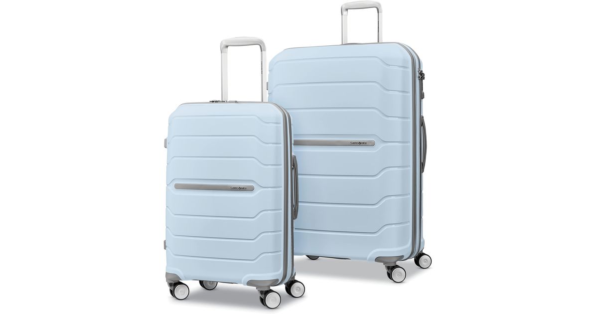 Samsonite Freeform Hardside Expandable With Double Spinner Wheels in Blue |  Lyst UK