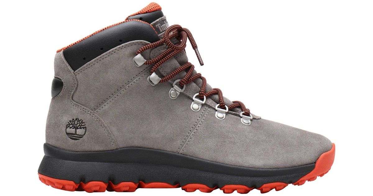 timberland world hiker grey