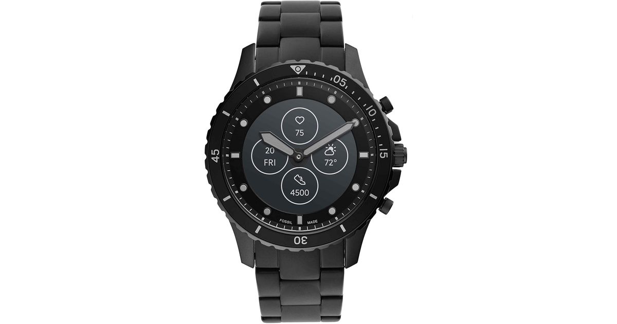 Smartwatch Damen Fossil Hybrid Uhr Herren Fossil Digitaluhr Fossil