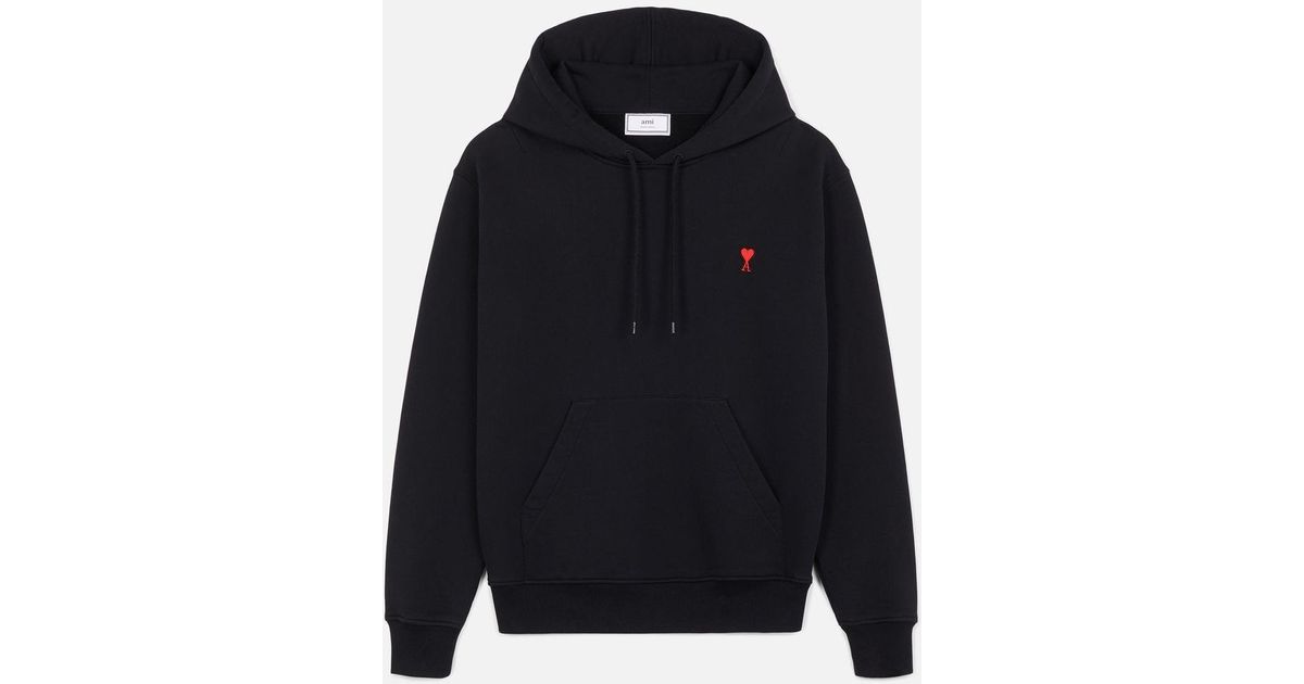ami hoodie black