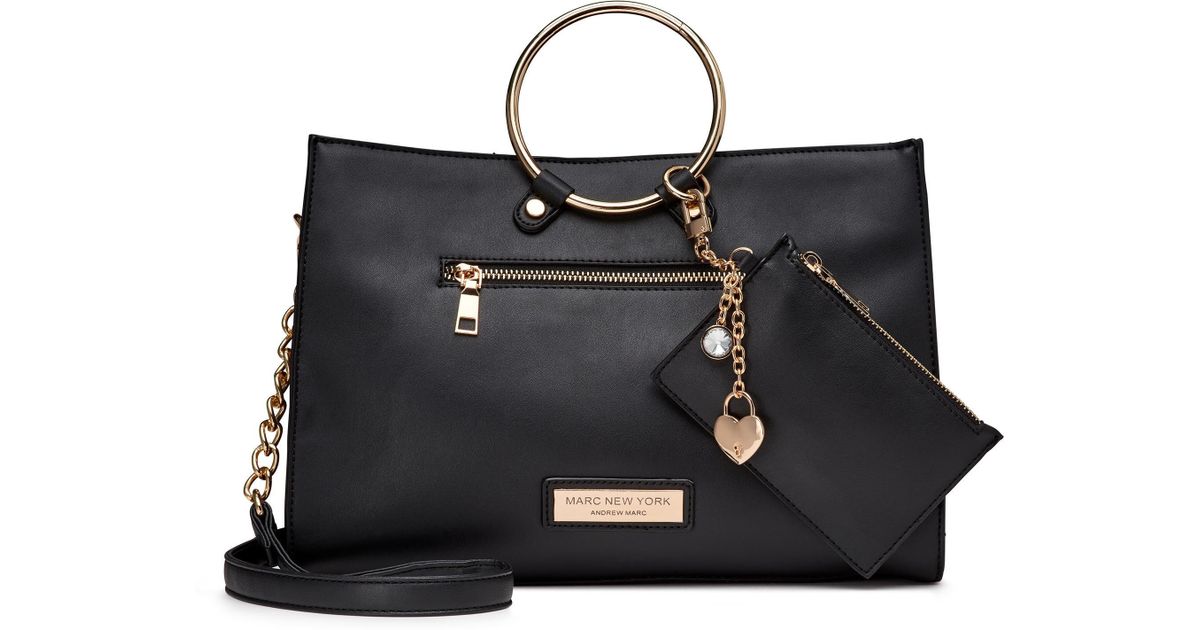 Andrew Marc Black Chelsea Tote Andrew Marc Black Chelsea Tote