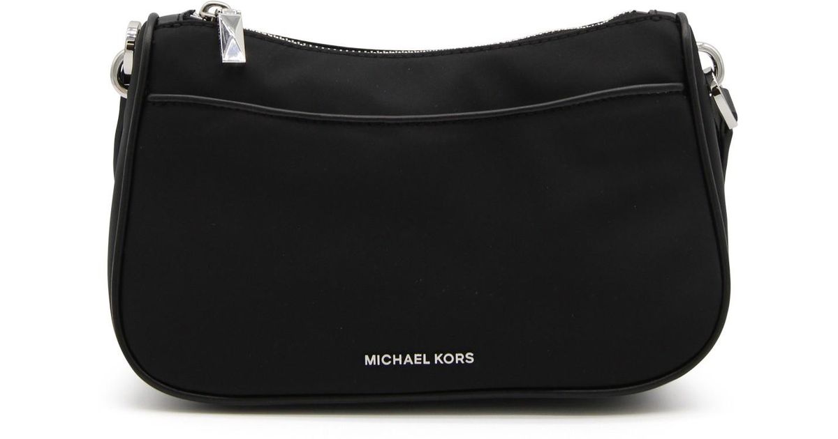 MICHAEL Michael Kors Nylon Jet Set Medium Crossbody Bag in Black Lyst