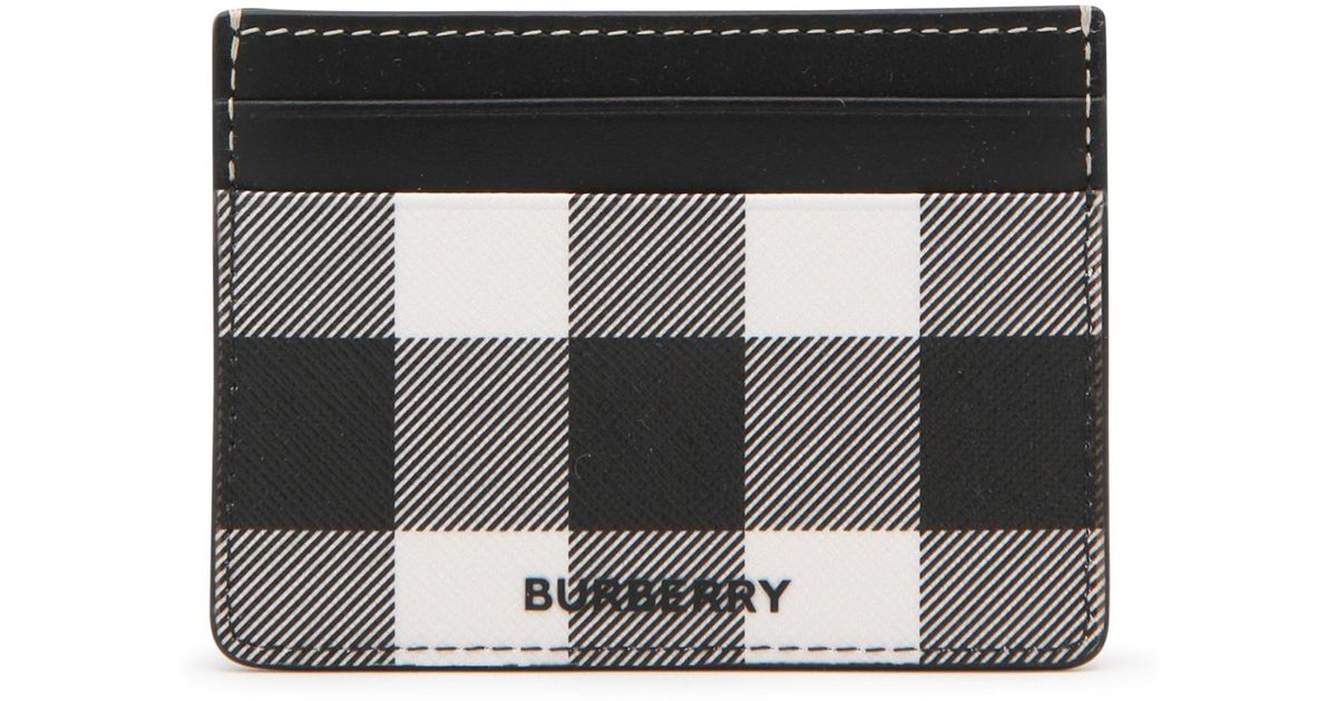 Burberry Card Holder in Black for Men Lyst
