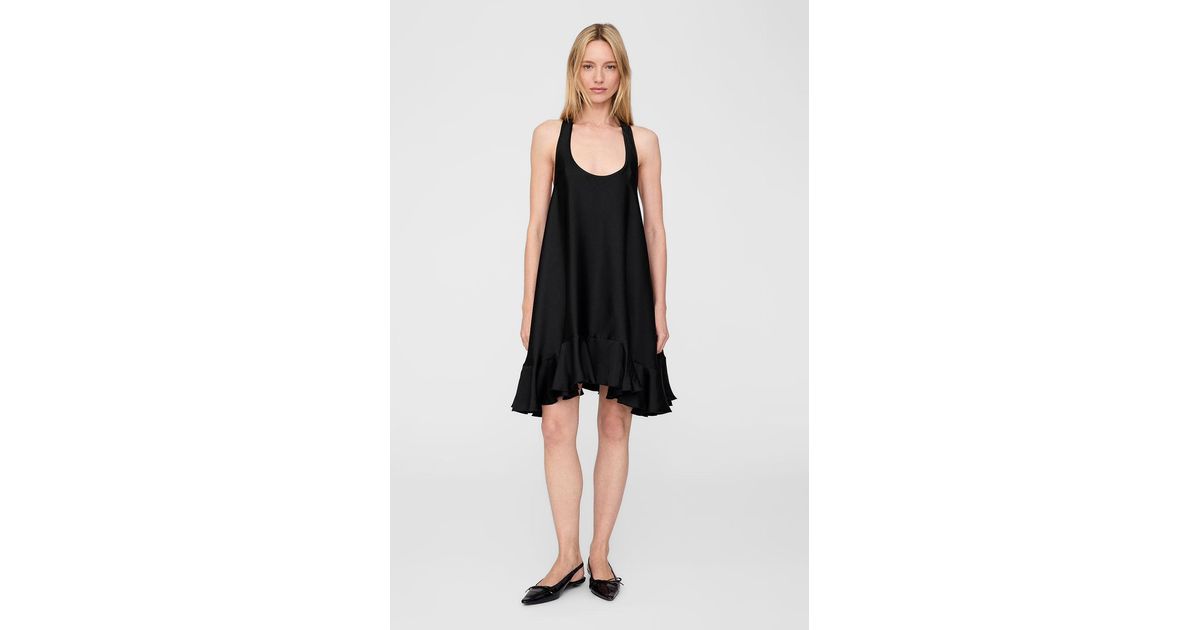 ワンピースその他 ANINE BING Black Lilith dress in silk blend ANINE BING Lilith Dress - Black